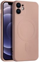Casify Siliconen Hoesje geschikt voor MagSafe iPhone 12 Hoesje - Roze