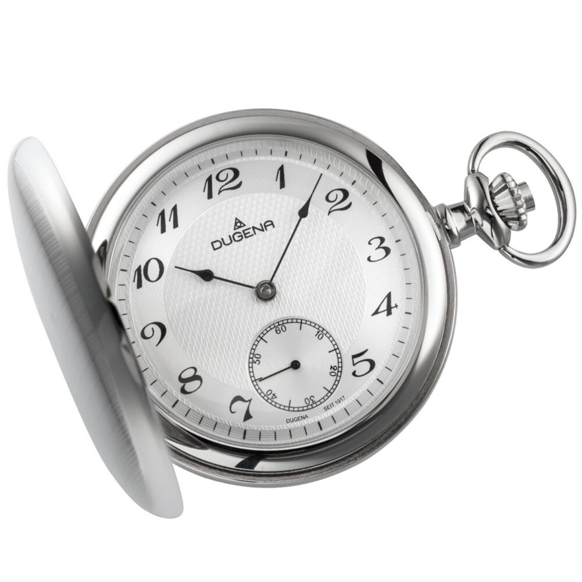 Dugena - 4460500 - Zakhorloge Savonette met ketting - Kwarts
