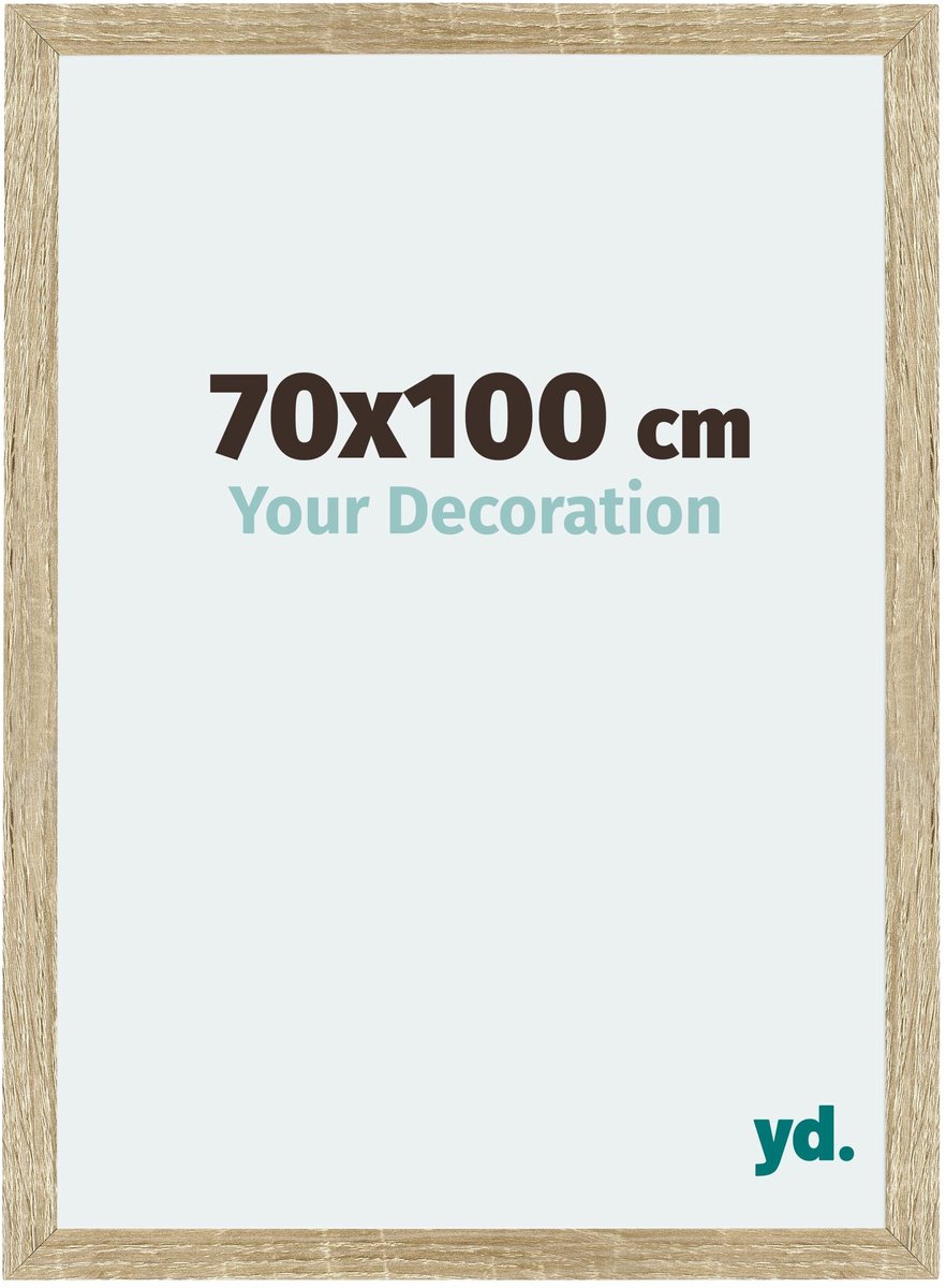 yd. Your Decoration - Fotolijst 70x100 cm - MDF - Sonoma Eiken - Mura