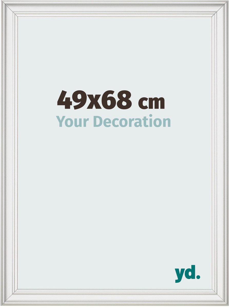 yd. Your Decoration - Fotolijst 49x68 cm - MDF - Wit Geveegd - Lazio