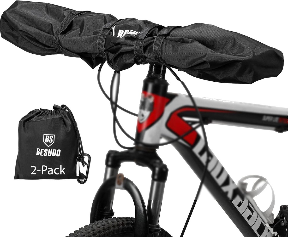 Fatbike accessoires - Grijs - Universele maat tot 90 cm lang - Waterdichte Stuurhoes voor E-bike Bescherming - Voor Fietsen met Achterdrager