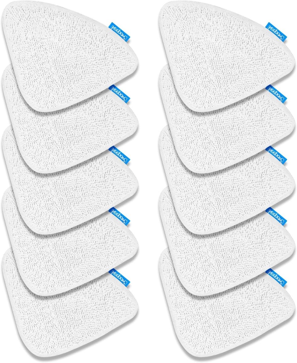 Triangulaire Stoomreiniger Doeken - 10 Stuks, Microvezel, Geschikt voor Stoomreinigers