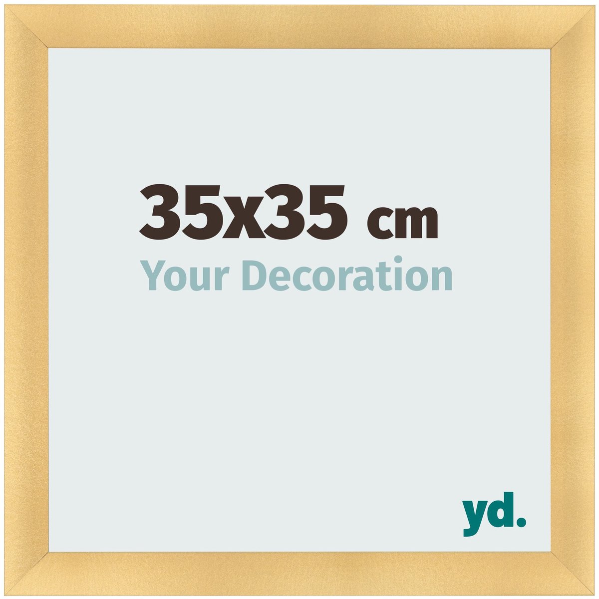 yd. Your Decoration - Fotolijst 35x35 cm - MDF - Goud Mat - Pisa