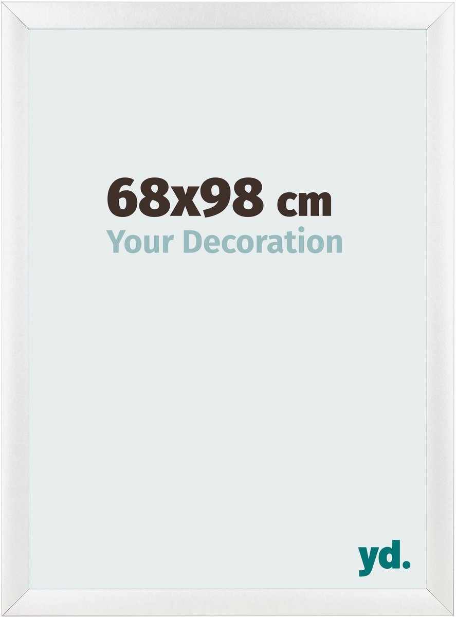 yd. Your Decoration - Fotolijst 68x98 cm - MDF - Wit Hoogglans - Pisa