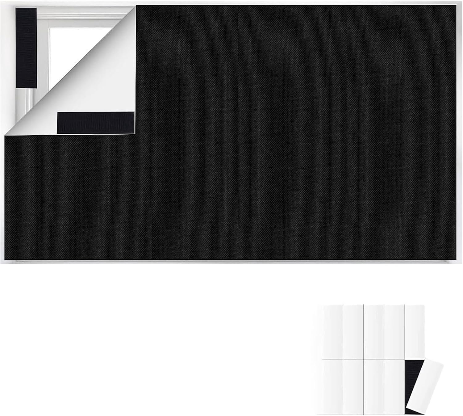 Zonwering Blackout Rolgordijn 150 x 300 cm - 100% Blackout - Geen boren - Perfect voor slaapkamers - ShopVlot