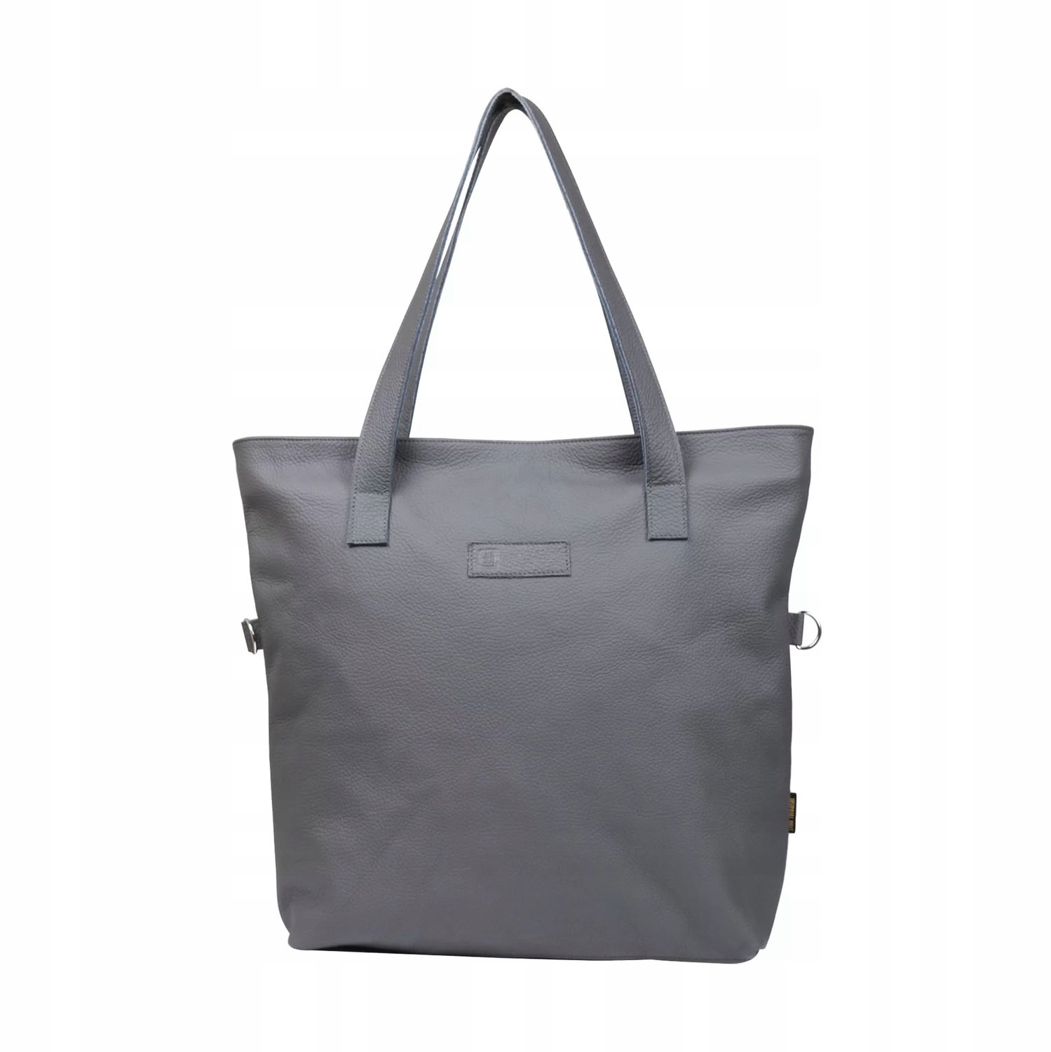 Leren Shopper Tas Dames Groot A4 Formaat Handgemaakt Grijs