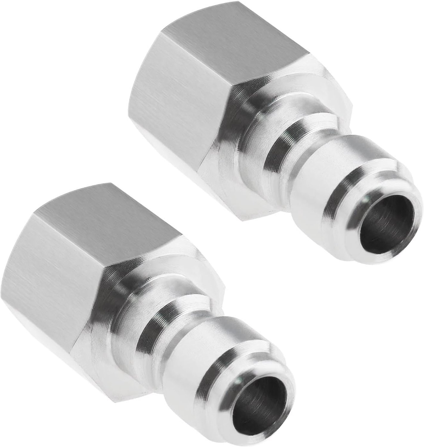 Hogedrukreiniger Adapter 1/4 Inch - 304 RVS Koppeling - 5000 PSI - Voor snelle aansluiting - ShopVlot