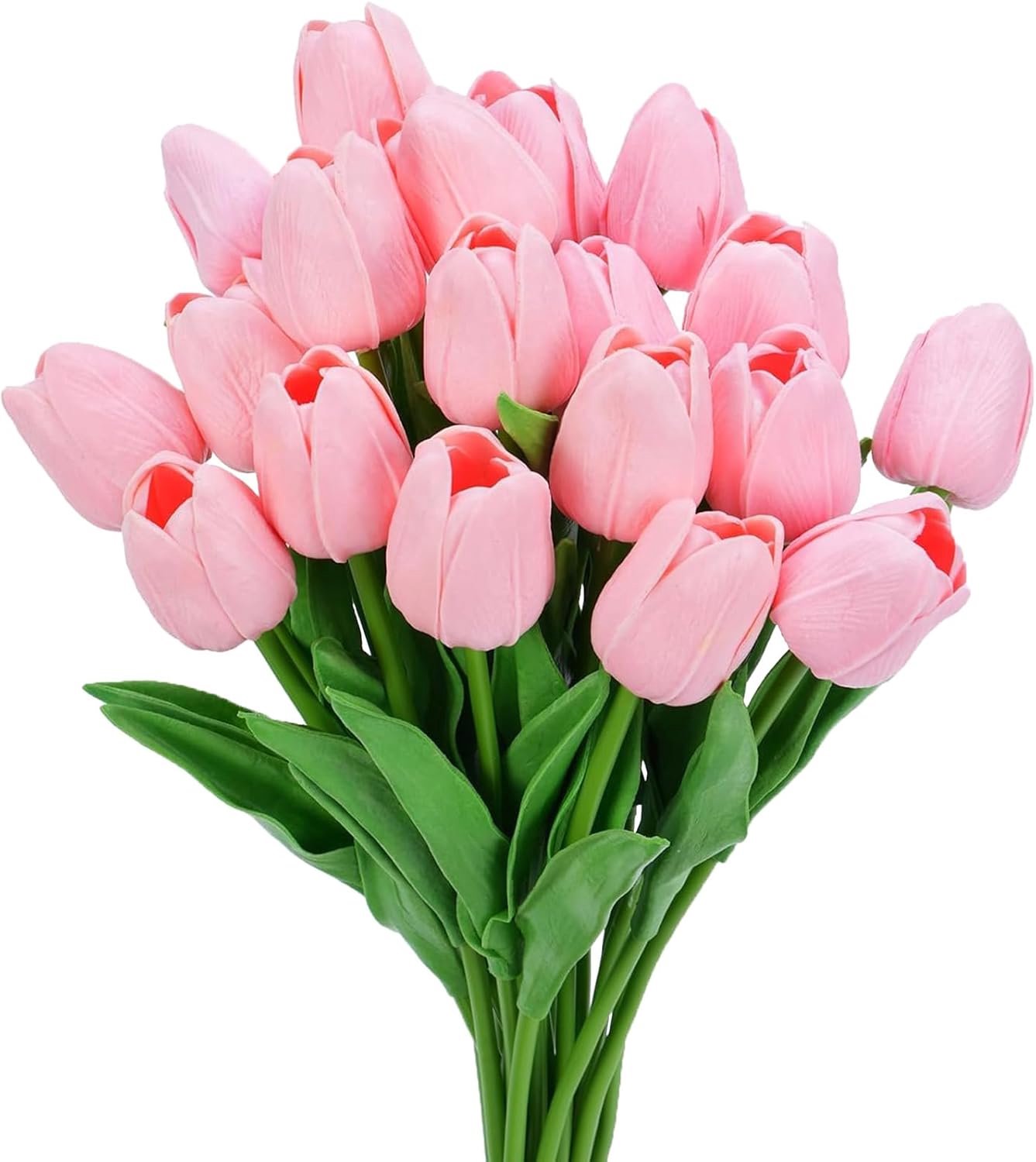 Kunstbloemen tulpen 15 stuks - latex bloemen - realistisch en zacht - ideale decoratie voor binnen en buiten - ShopVlot