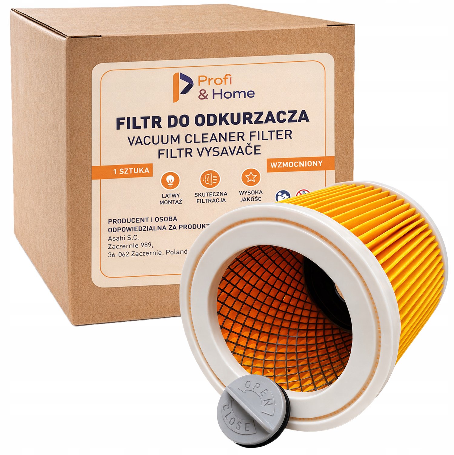 20x Karcher WD3 Stofzuigerzakken + Filter - Synthetisch