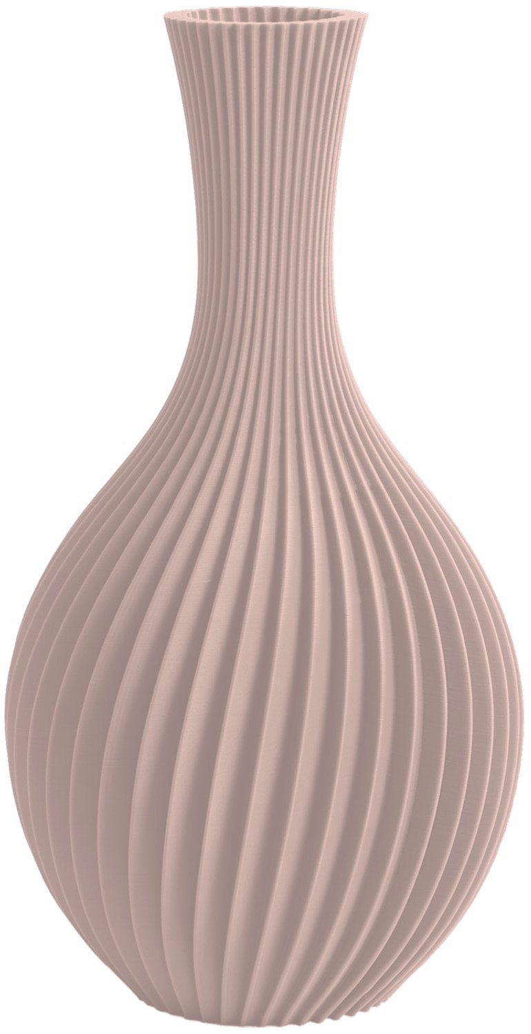 Layvo IRIS Vaas - Bloesem - D14 x H25 cm - droogbloemen vaas - organische vaas - gerecycled plastic