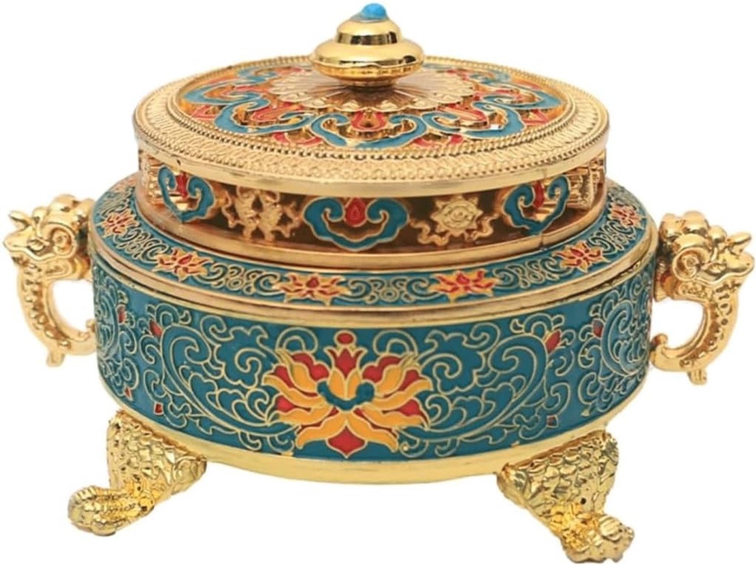 Wierookbrander Emaille gekleurde wierookbrander Antieke sandelhout wierookbrander Huishoudelijke wierookbrander - ShopVlot