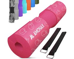 AMONAX Barbell Squat Pad, extra dikke schuimvulling voor nek- en schouderondersteuning, krachttrainingsapparatuur - ShopVlot