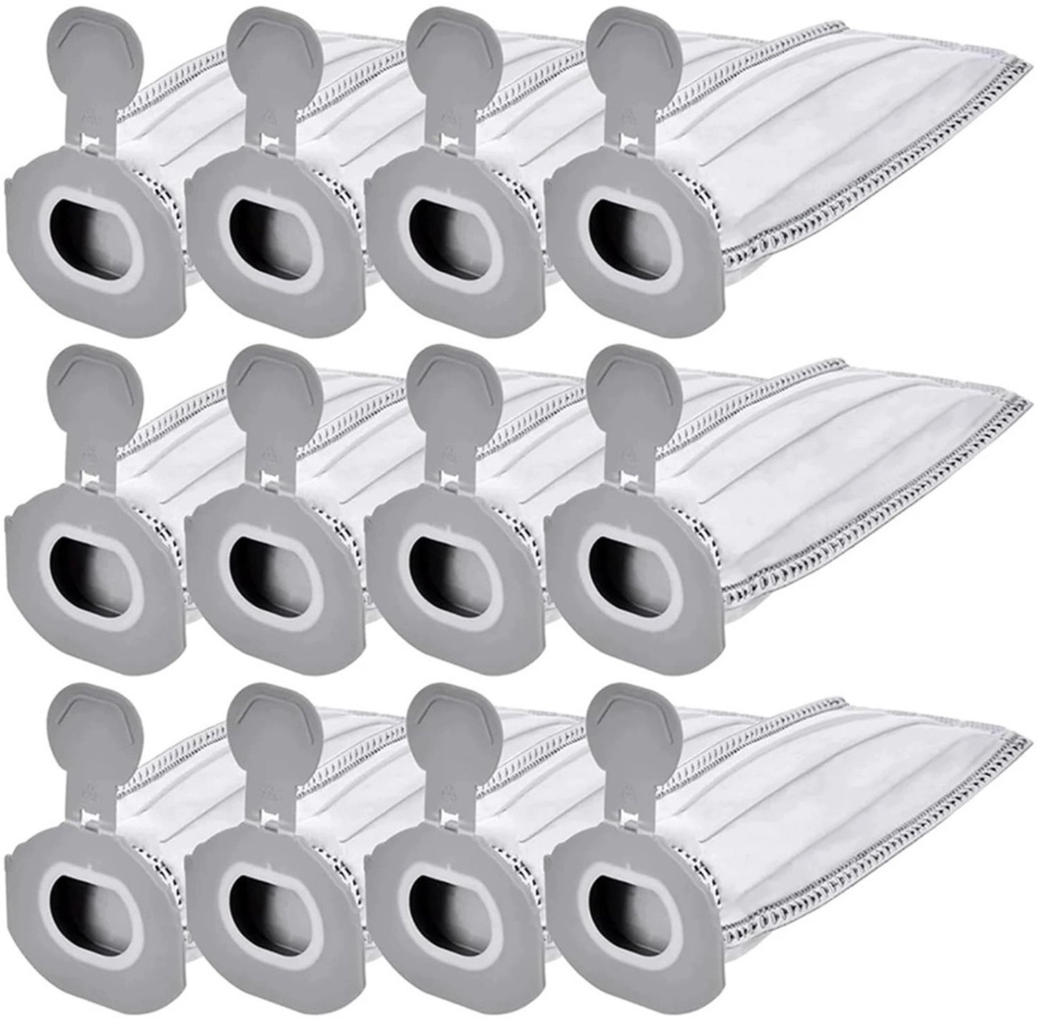 Profi-Home 12 Stofzuigerzakken & Filters voor Vorwerk Kobold VK7/FP7