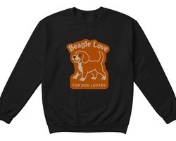 Beagle Sweater – Beagle Love – Voor Hondenliefhebbers – Unisex Sweater voor Dames & Heren – Leuk Cadeau