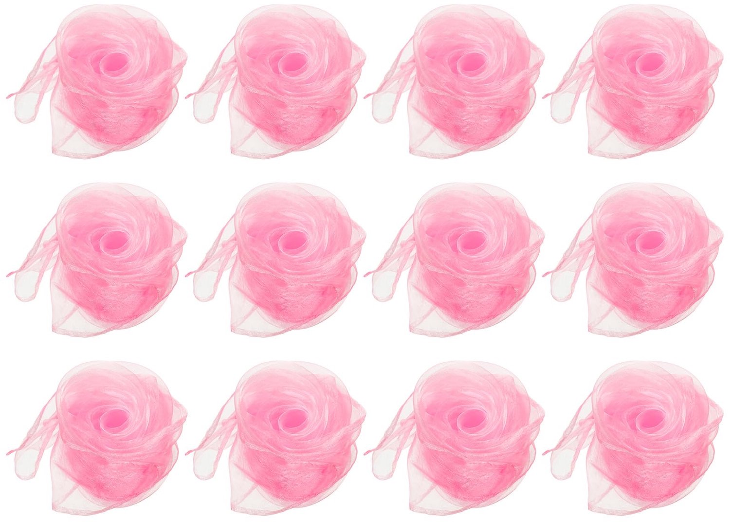 Juggling Doeken Set van 12 - Chiffon - Roze