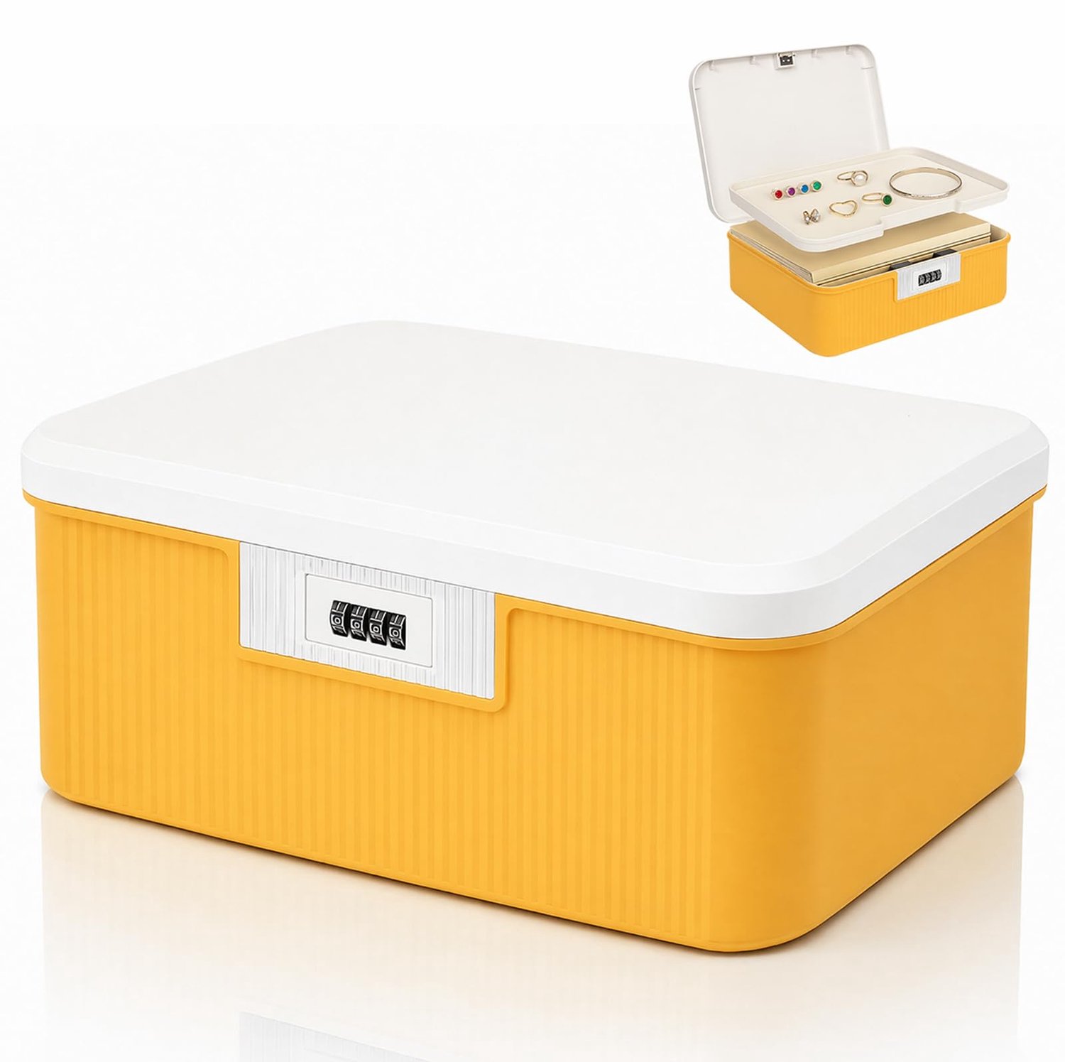 Multifunctionele Afsluitbare Medicijnbox met 2 Etages