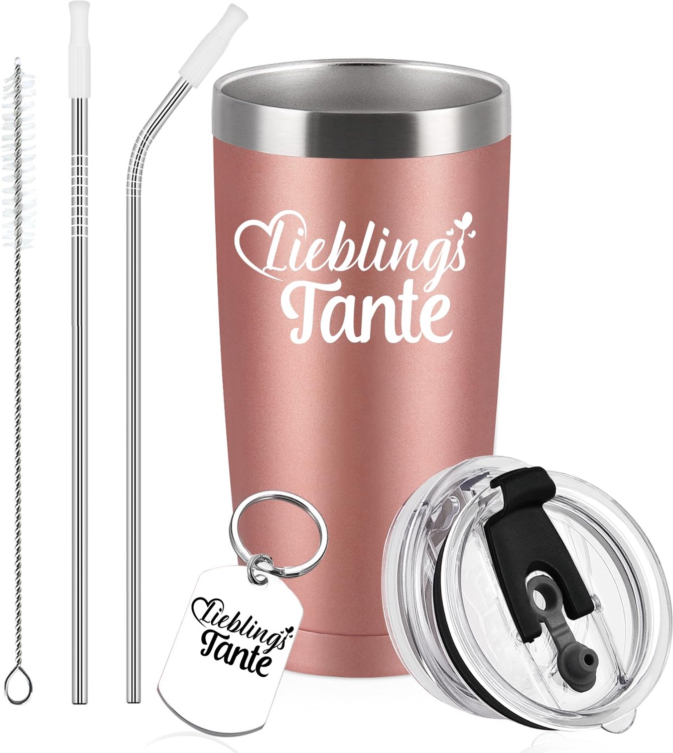 Dubbele Wand Thermosbeker - 600 ml - Favoriete Tante