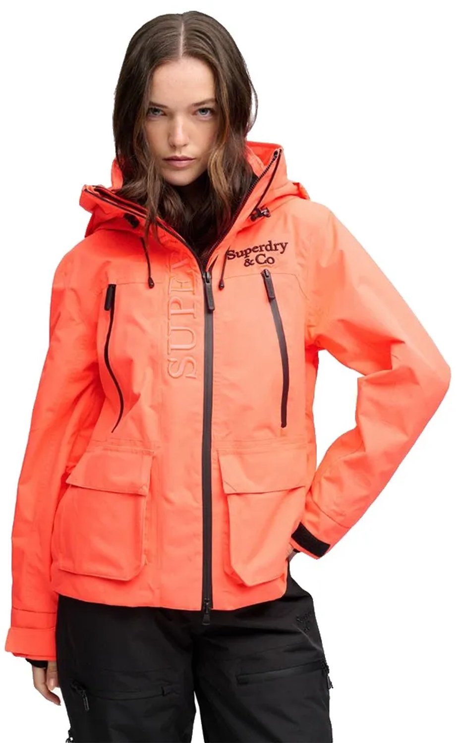 Superdry Ultimate Freestyle Ski Jas 2XS Vrouw Rood