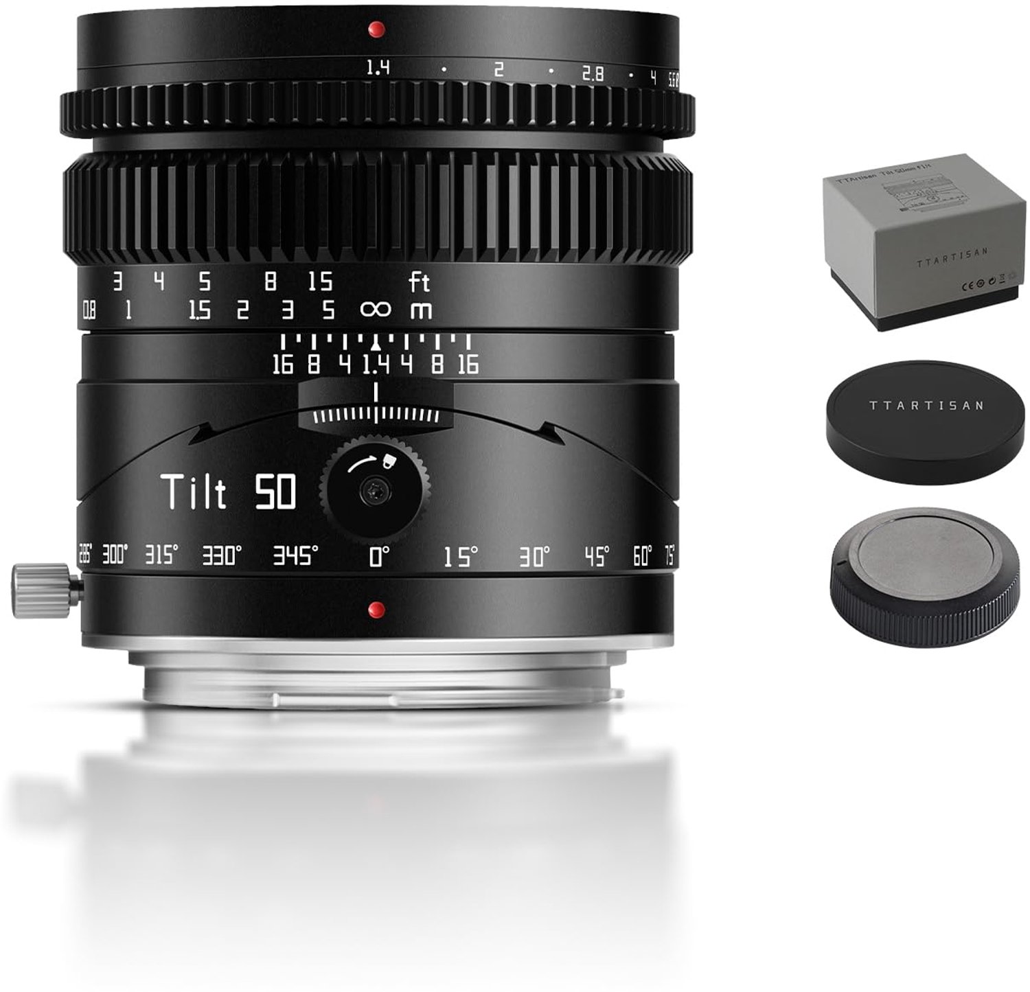 Tilt 50mm f1.4 Lens - Handmatige focus voor Sony E-mount