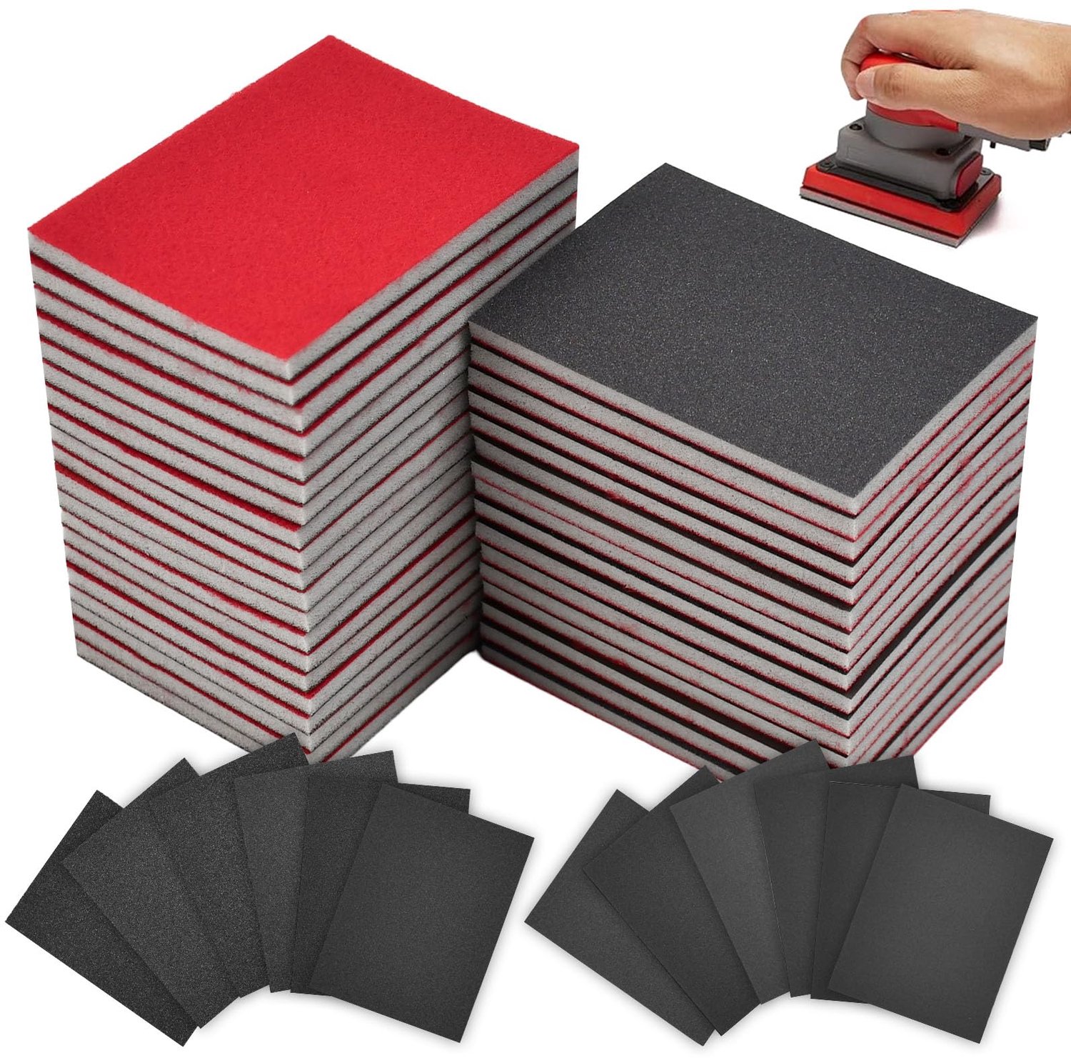 Polijstsponzen Set - Perfect voor Auto/Huishoudelijk Gebruik - 1 Armband - Duurzaam - Lichtgewicht - Veelzijdig Gebruik