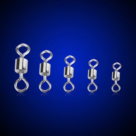 Vissen Wartels - Hoge Sterkte Roestvrij Staal - 210 stuks - Rolling Connector - Visgerei Kit - Geschikt voor Hengelaars - Compact — afbeelding 4