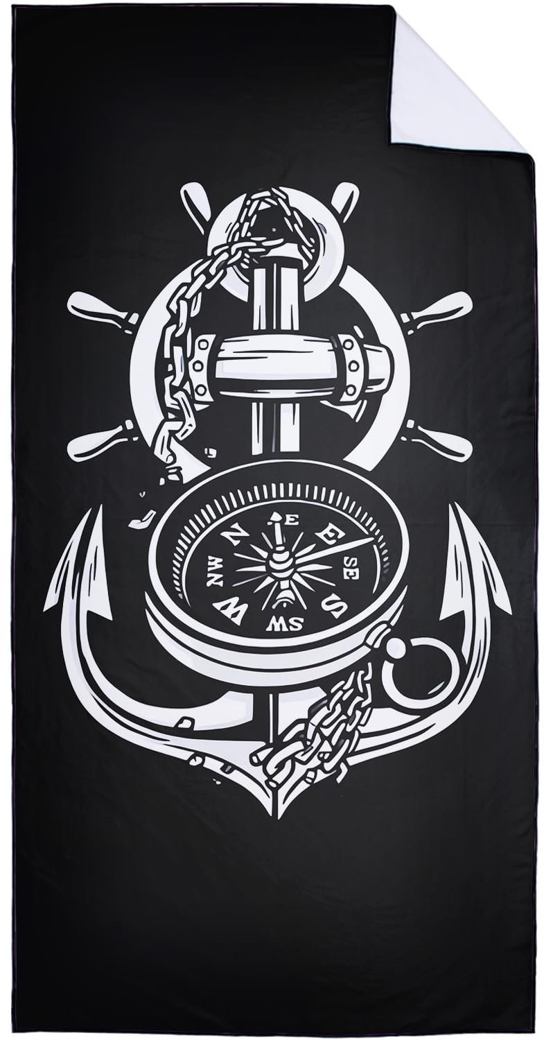 Sneldrogende Strandhanddoek - Grote Microvezel Handdoek 90 x 180 cm