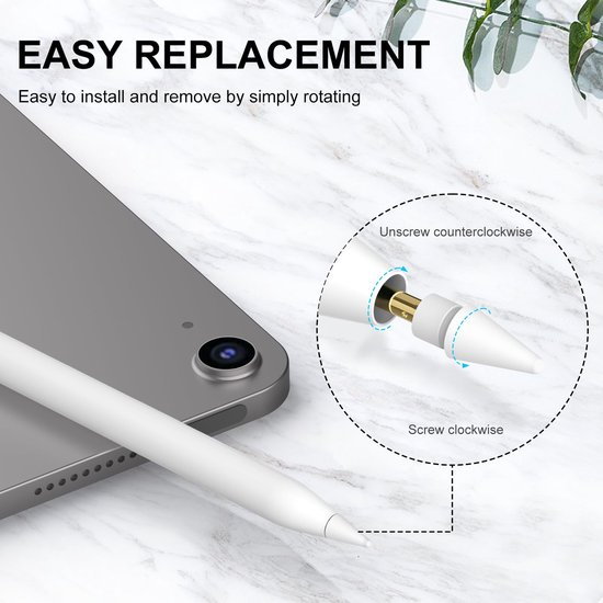 4 Stuks Vervangende Tips voor Apple Pencil — afbeelding 5