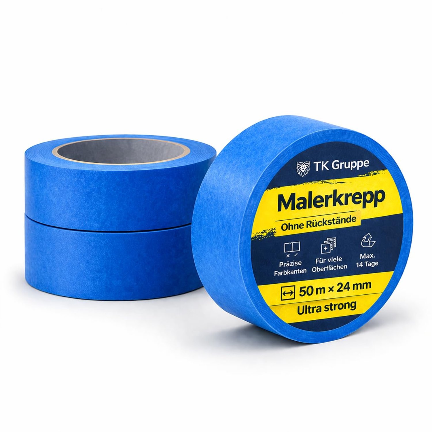 Set van 3 Schildercrêpeband voor Eenvoudig Schilderwerk