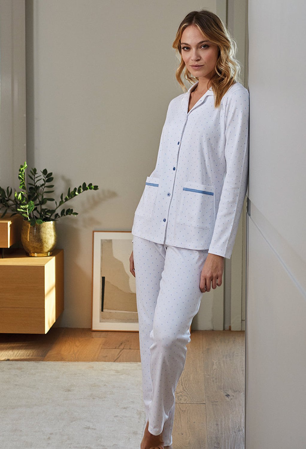 Barandi Charlotte Pyjama Charl-13 Beige Bruin