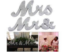 Mr & Mrs Decoratieve Letters voor Bruiloft