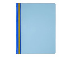 Zichtmap met bindsysteem voor 30 A4 bladen, 25 stuks, blauw