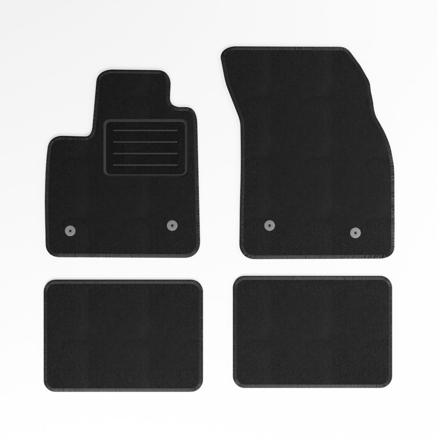 Mats4all | Naaldvilt automatten passend voor Ford Focus 2018-> | Antislip | Met versterking | 4-delig | Automatten | Mattenset