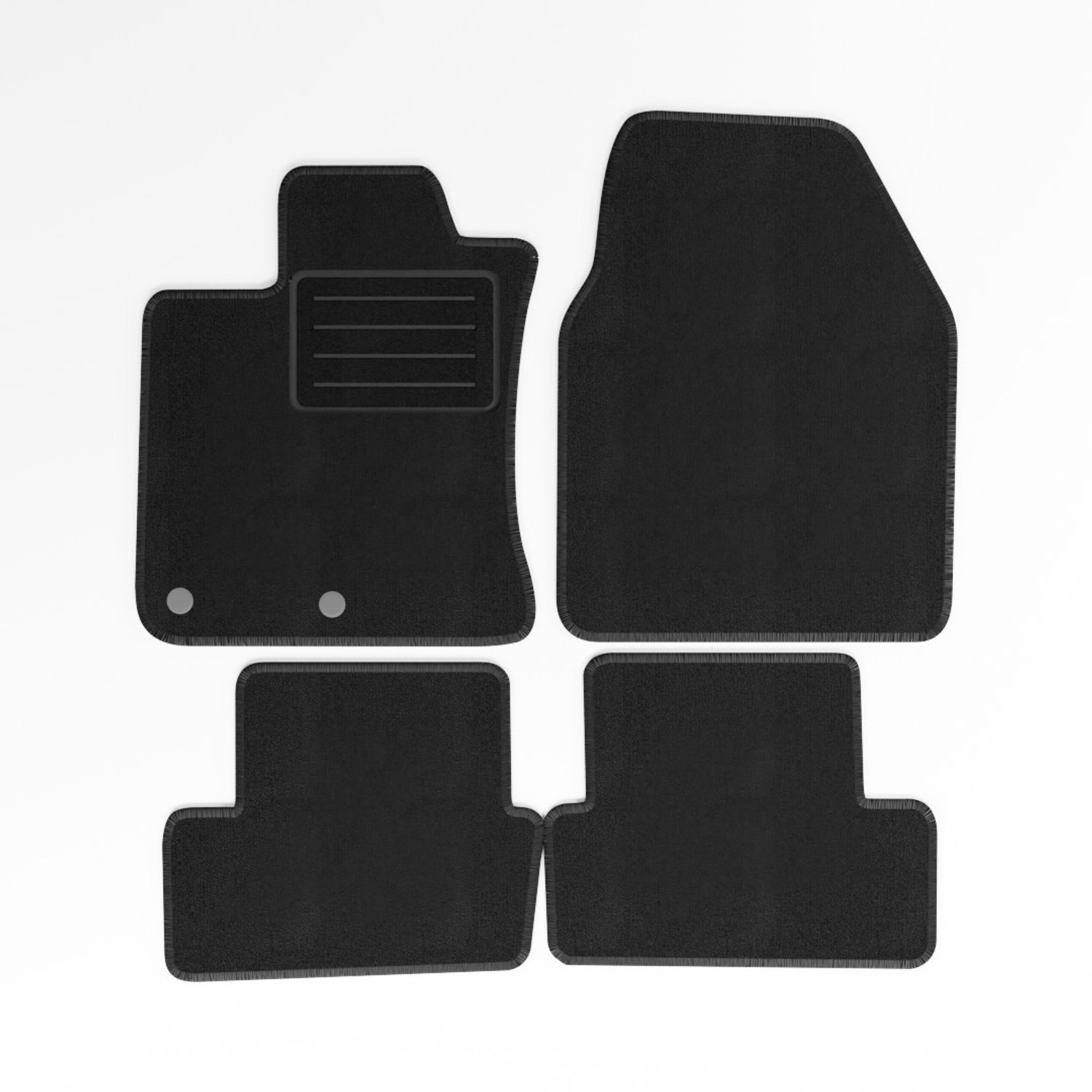 Mats4all | Naaldvilt automatten passend voor Nissan Qashqai 2007-2014 | Antislip | Met versterking | 4-delig | Automatten | Mattenset