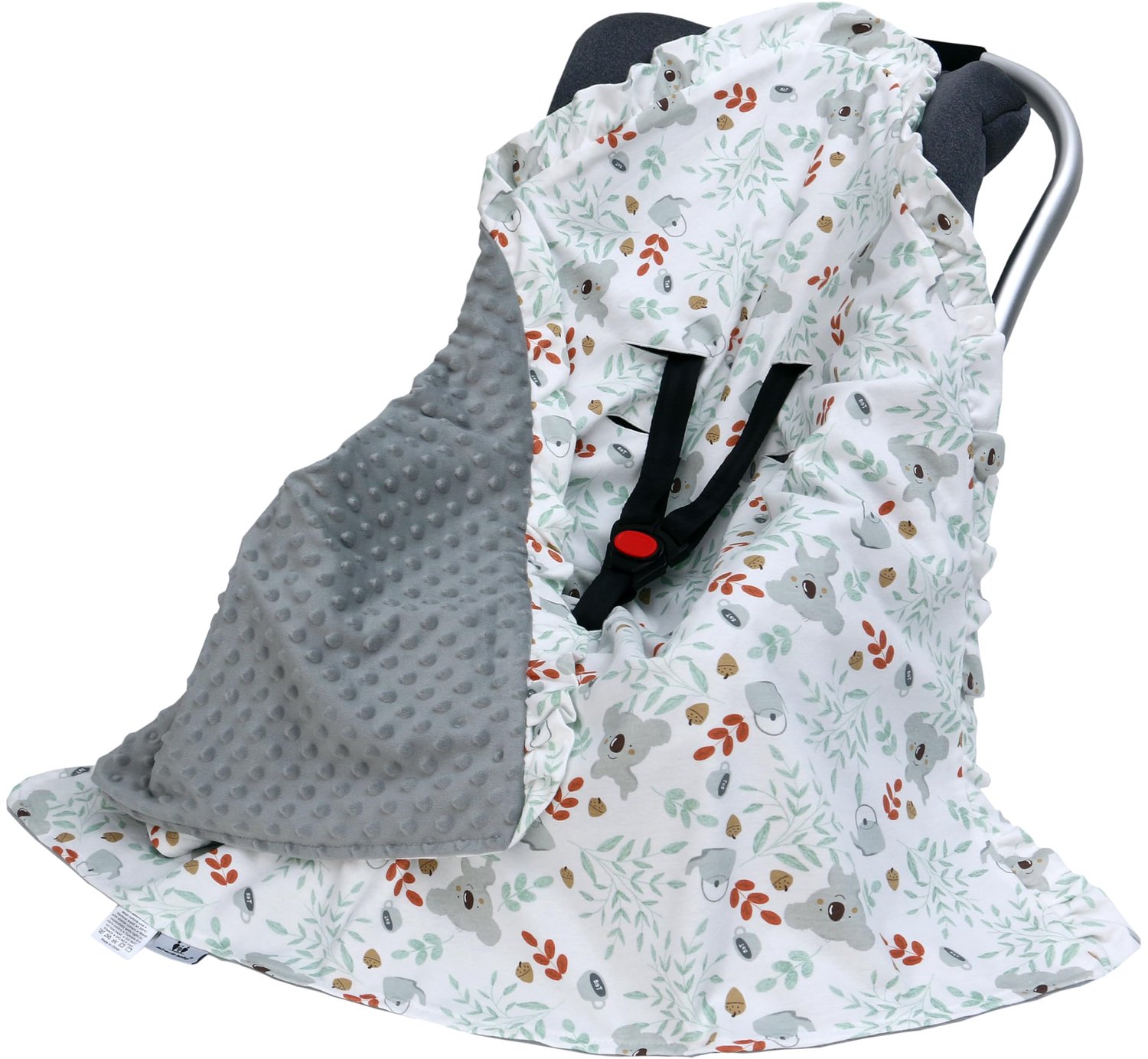 Baby Swaddle Dekentje voor Kinderwagen of Autostoel 90 x 90 cm