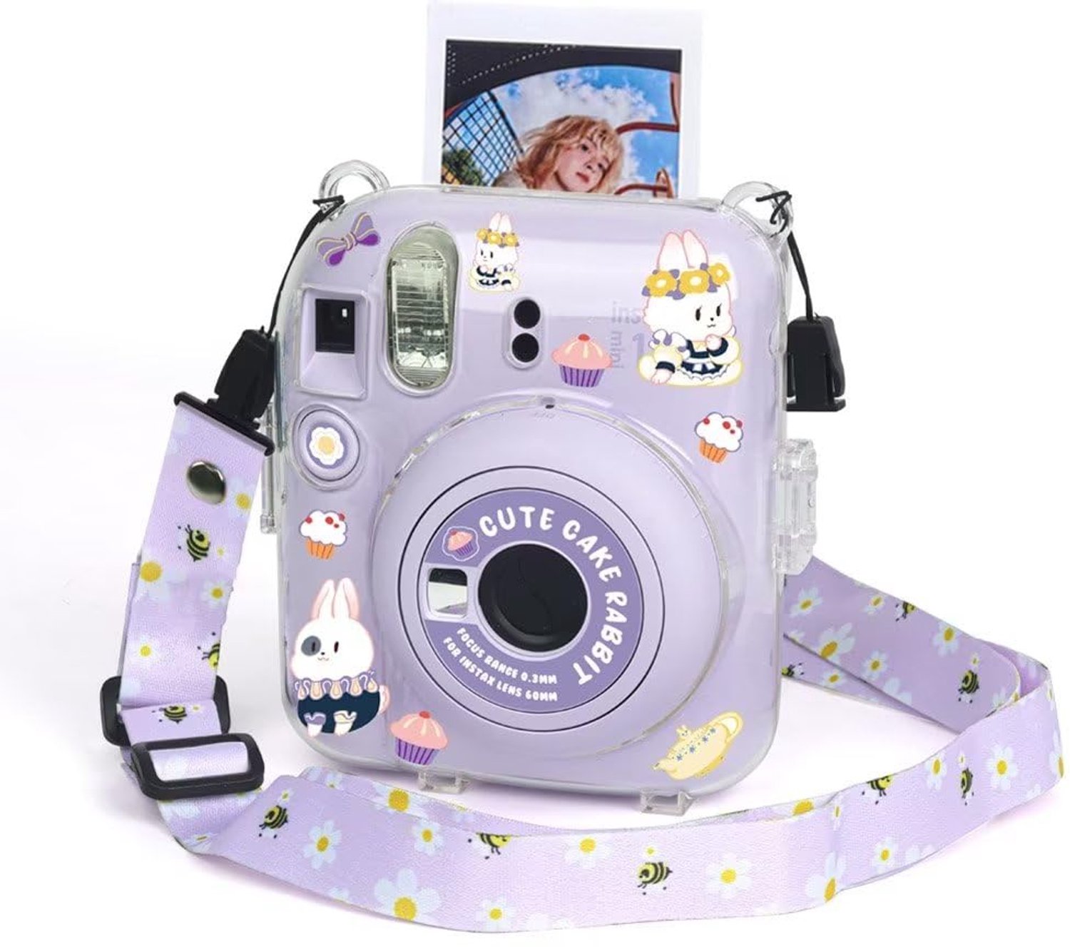 Transparante Beschermhoes voor Fujifilm Instax Mini 12 Camera