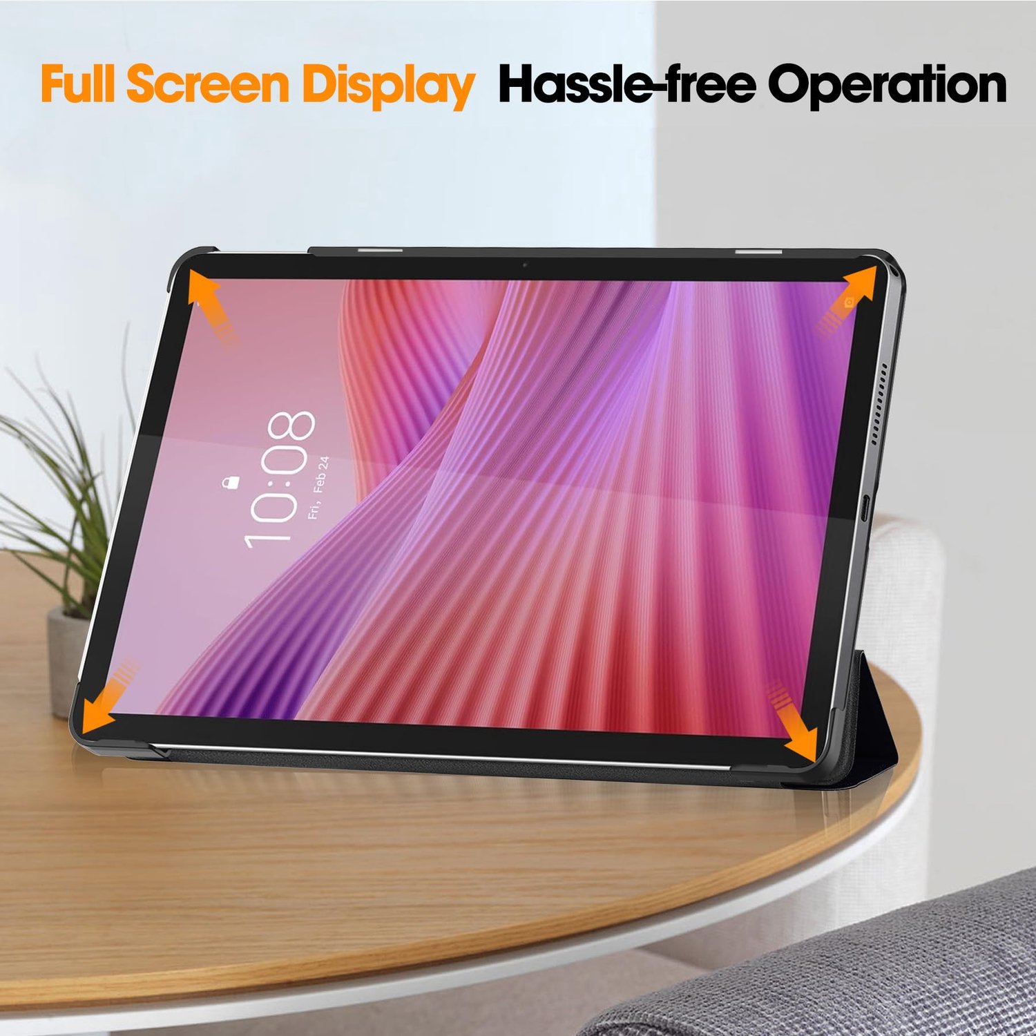 Slanke Tablet Case voor Lenovo Tab 10.1 Inch met Automatische Slaapfunctie
