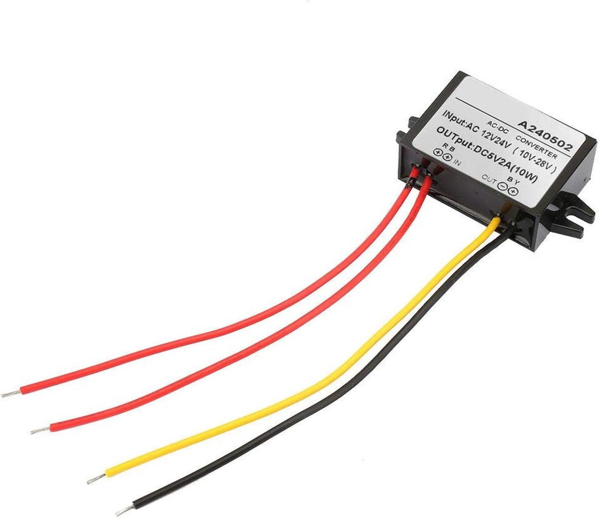 5V Converter AC 12V 24V Naar DC 5V Buck Converter Voltage Converter Module AC-DC Step Down Voedingsmodule voor Auto Vrachtwagen Boot Waterpomp(2A)