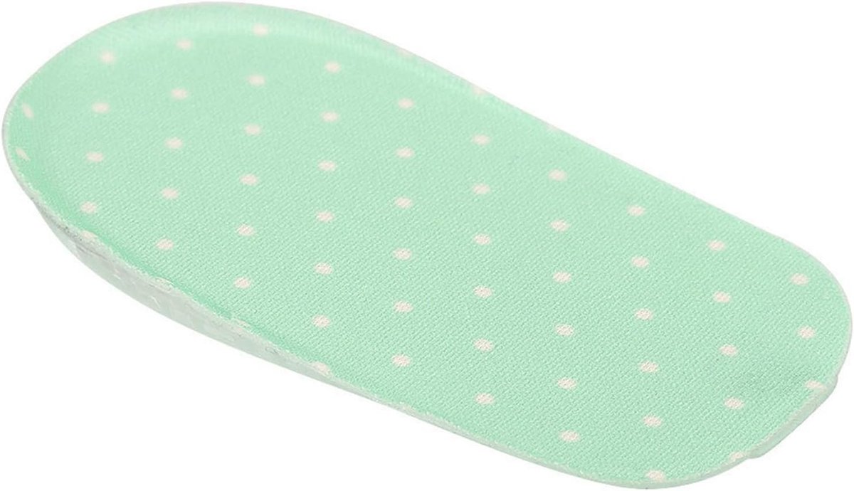 Inlegzolen, siliconengel inlegzolen, hoogte voetverhoging, lokale voetboog, schoenen, hielkussen (1,5 cm, groen)