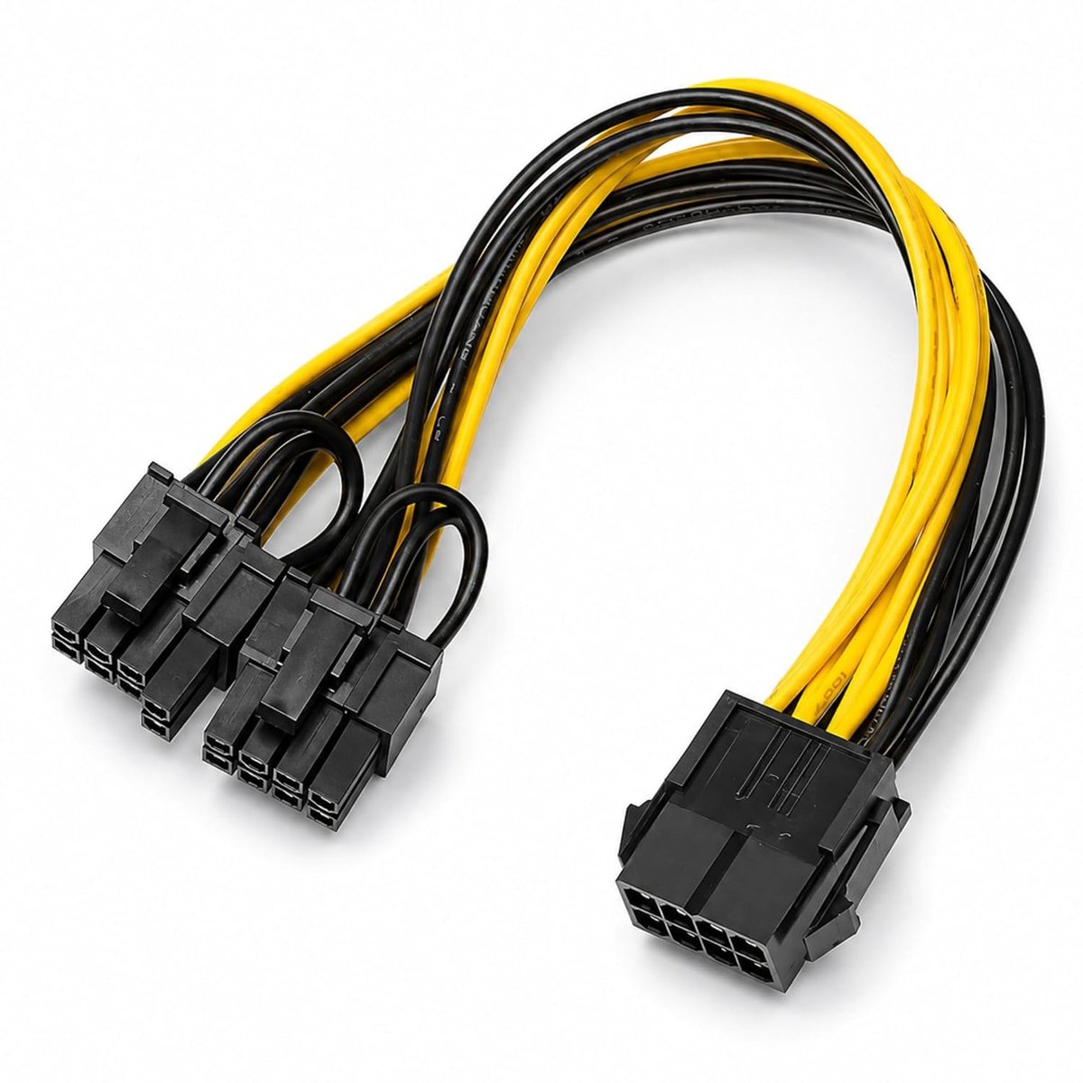 Q55S 8-pin PCIe naar 2x 8-pin (6+2) voedingskabel, PCI- adapter, 20 cm GPU voeding