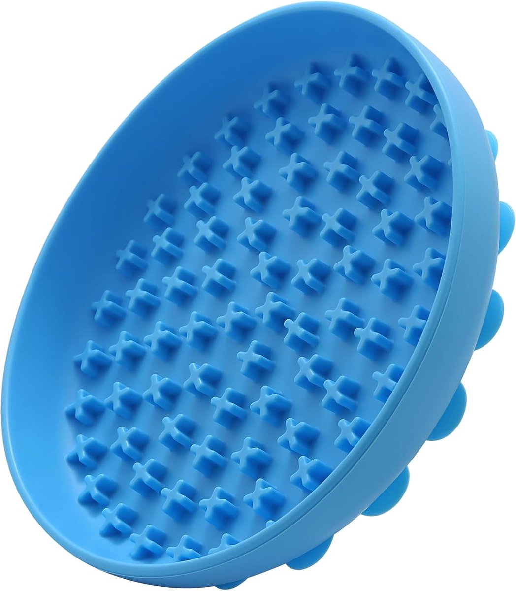 Anti-schrokbak voor bak, hondenbak, anti-schrokbak, silicium slow feeder invoeging hondenbak, anti-schrokbak, voerbak, anti-schrokbak, katteninvoegen