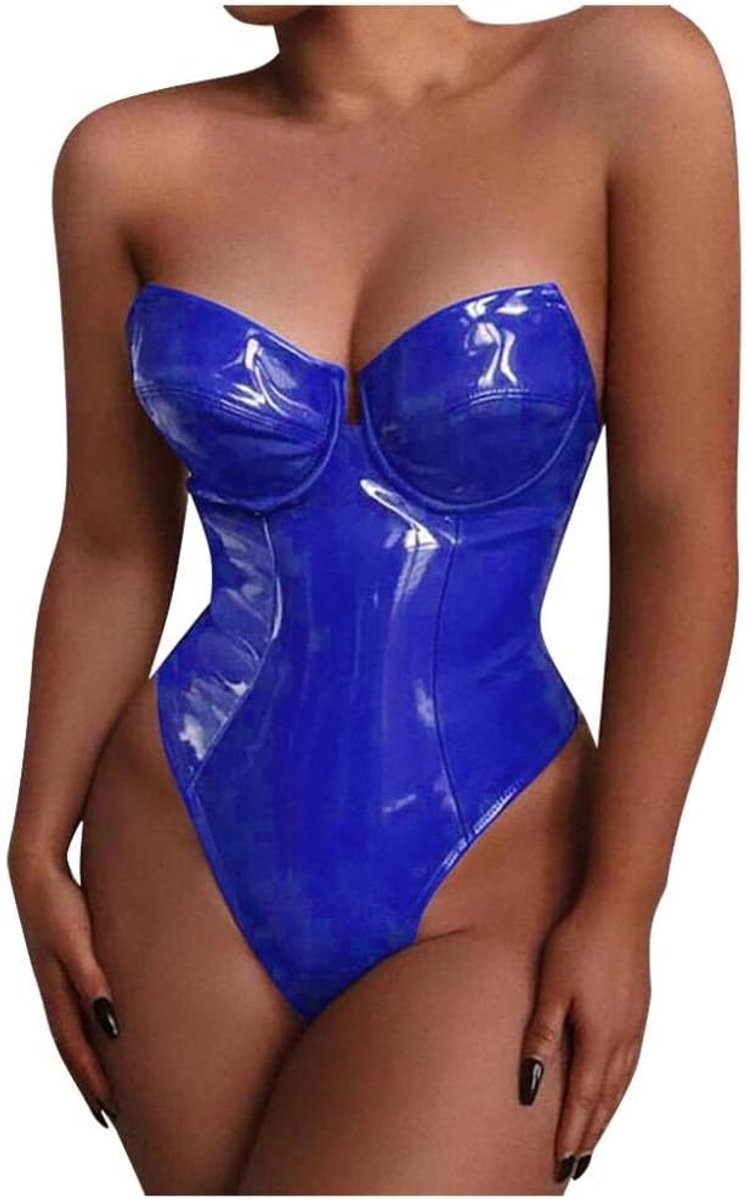 Lingerie Dameslingerie Sexy set kanten Kimono nachtkledingBodysuit Vrouwen Effen Lakleer Corset Jumpsuit Sexy Lingerie Verleidelijk Nachtkleding Porno