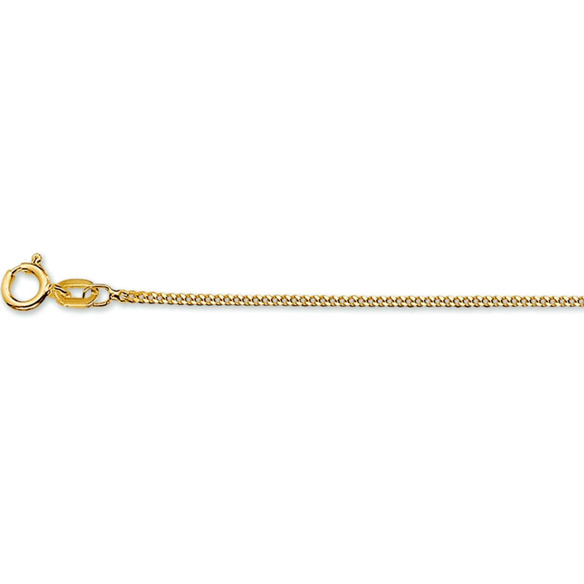 14K Geelgoud Gourmette 4-Zijdes Geslepen 1,2 Mm 17 - 18 - 19 Cm 4028245