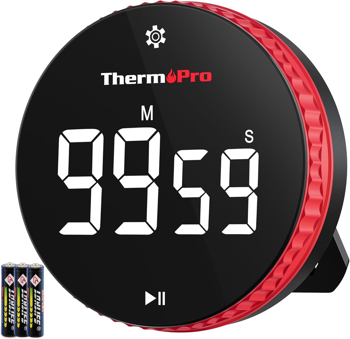 SnelShoppen - Digitale Keuken Timer en Pomodoro Timer tot 99 Uur, Perfect voor Koken, Studie en Werk, Geschikt voor Kinderen en Volwassenen