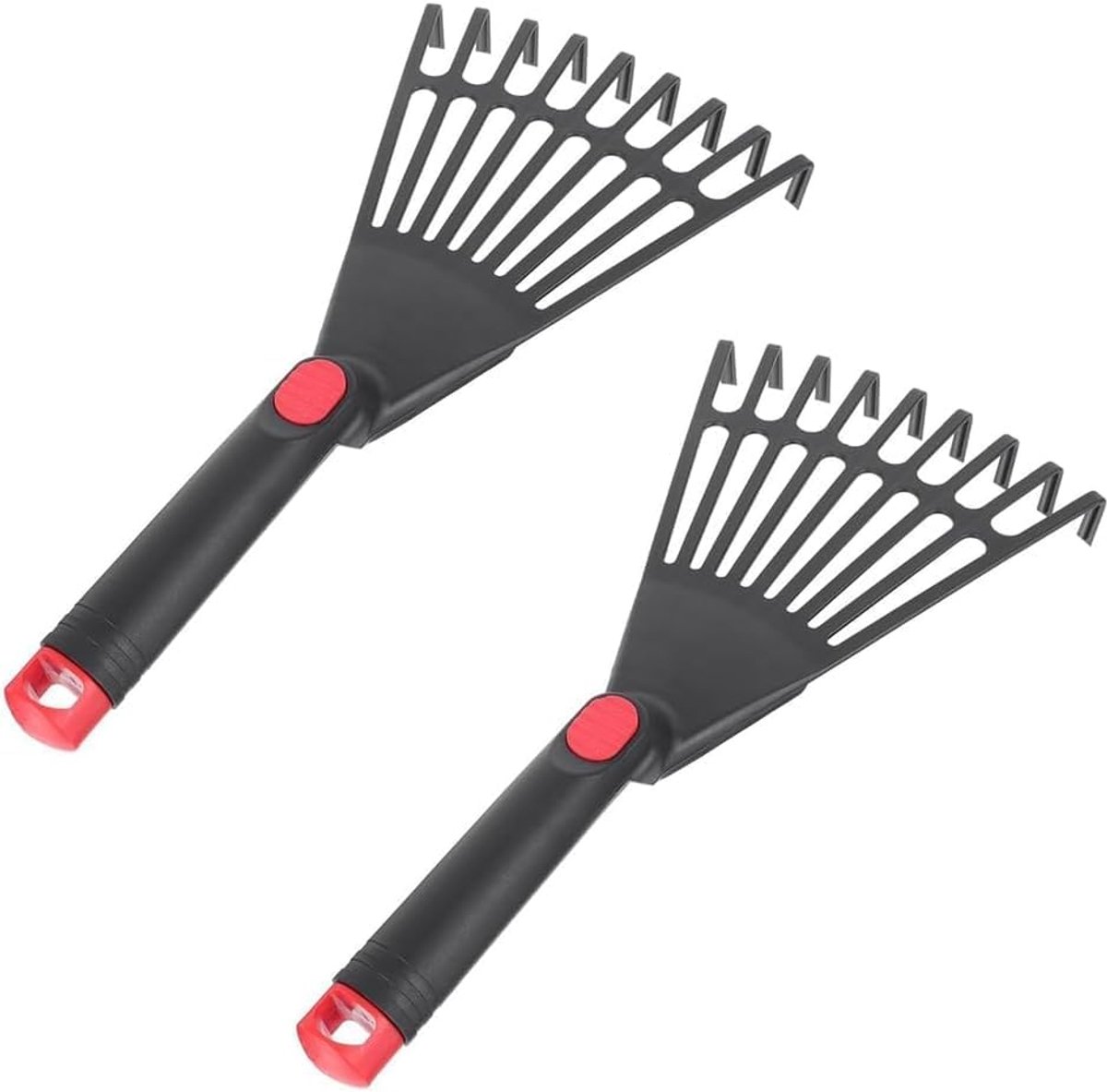 Harken voor tuin, draagbaar, kleine bladharken voor terrassen, tuinen, balkons, landschapsarken