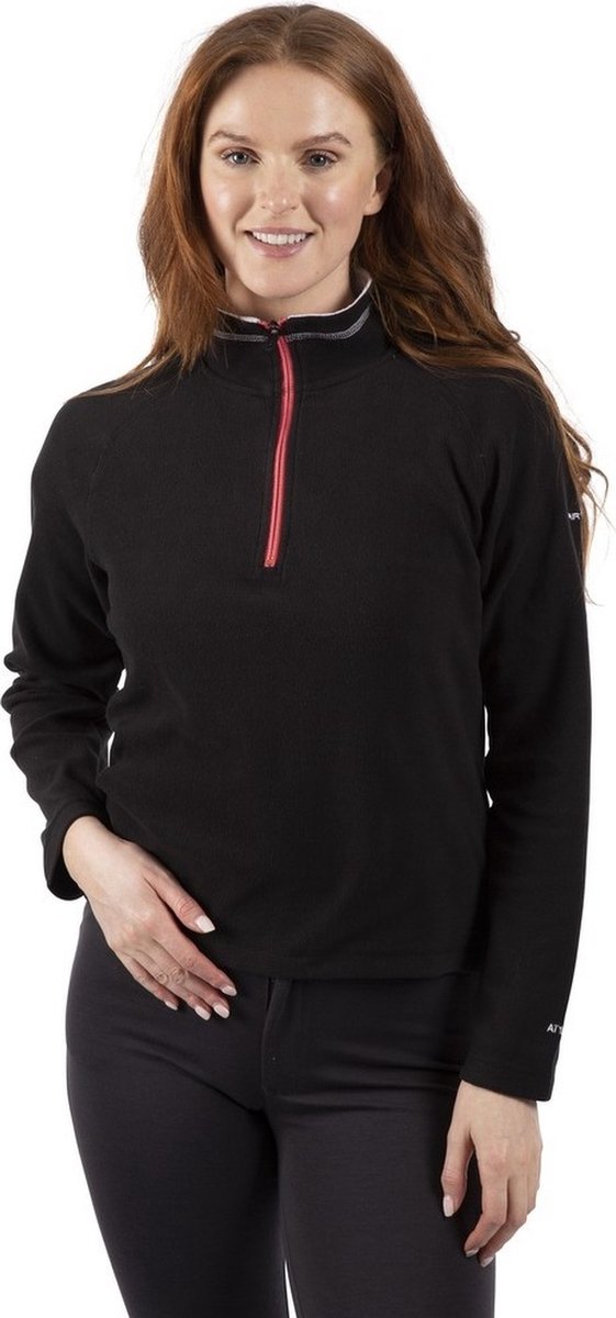 Trespass damesfleecejas/fleecepullover Skylar - Female Fleece At100 Zwart / Wit