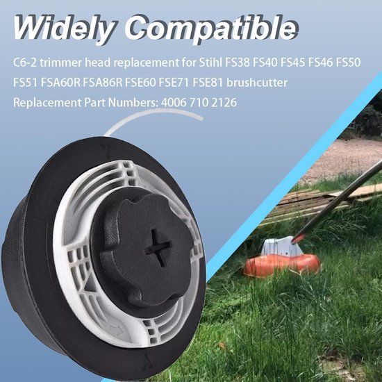 Reservekop voor Stihl FS38 FS40 FS45 bosmaaier — afbeelding 4