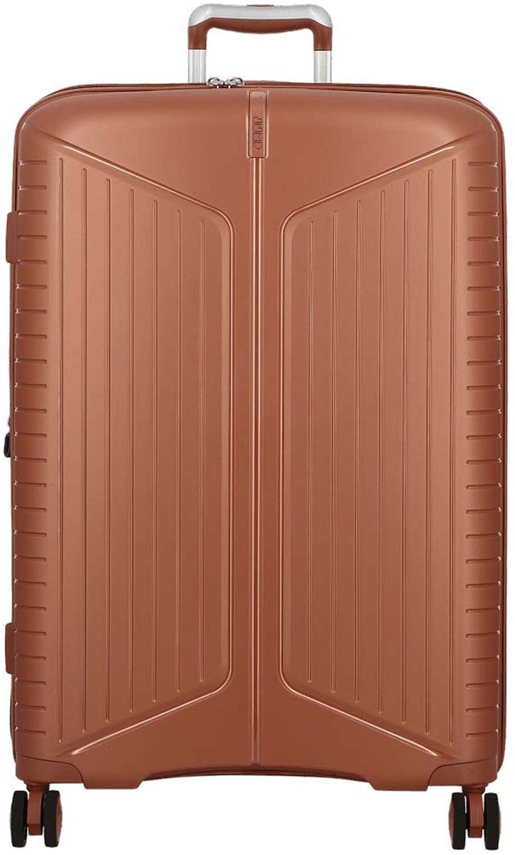 Jump Evae 4 wielen Trolley 76 cm met uitbreidingsplooi - Harde bagage - TSA slot - copper