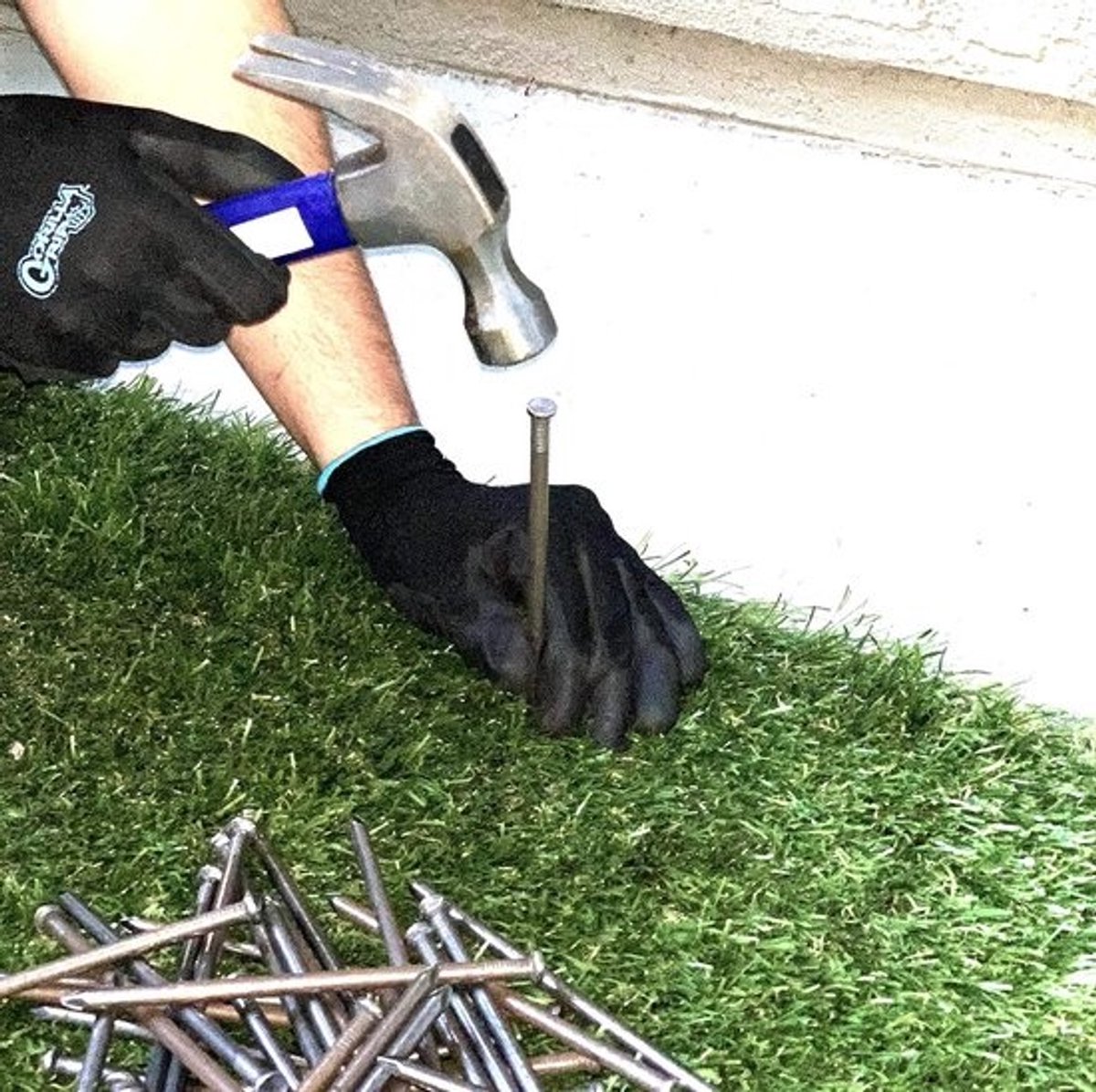 Graspalen - Kunstgraspinnen - Voor landschapsbevestiging - Roest voor extra grip - Lengte 15 cm