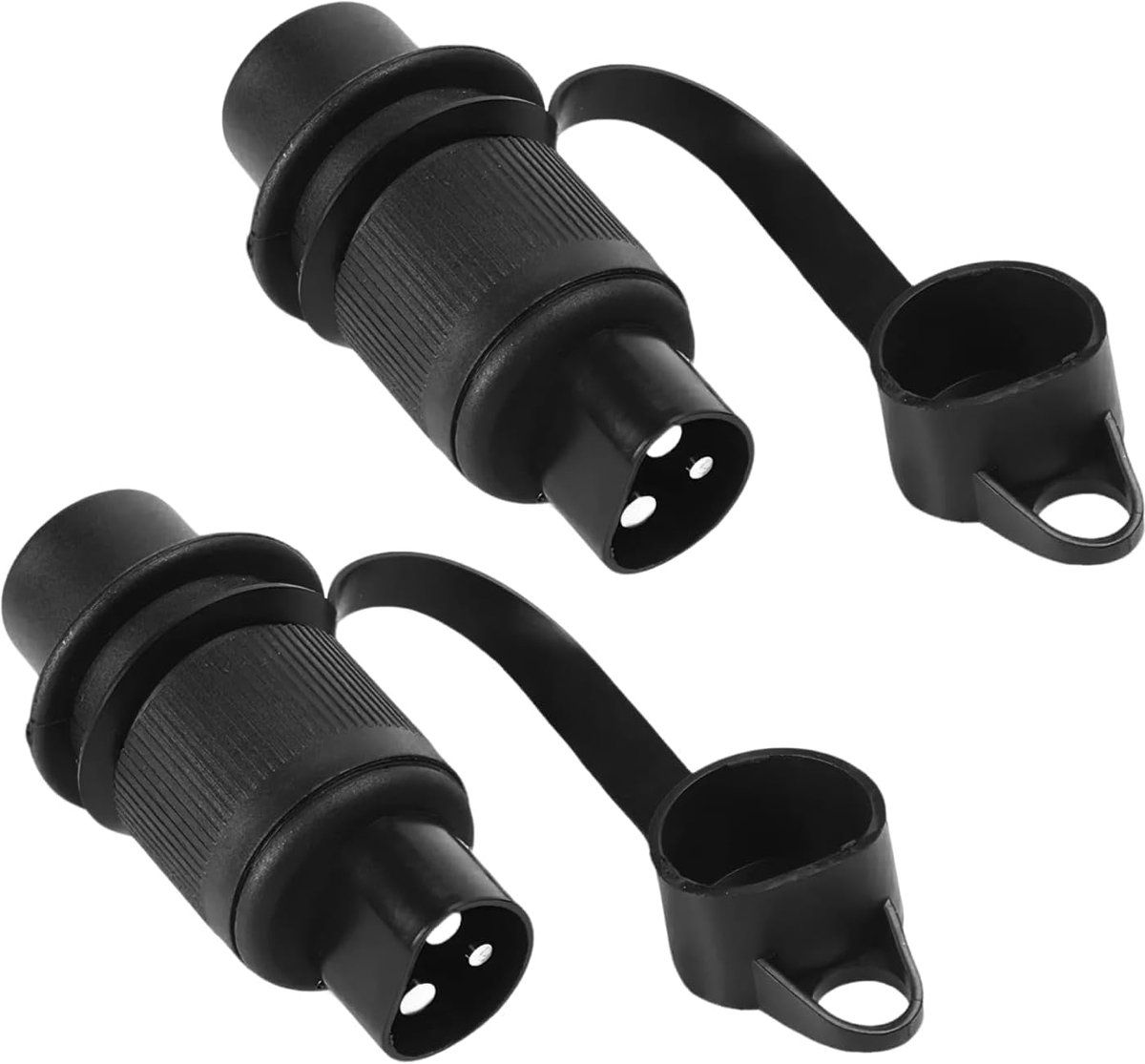 3-pins stekker 12V - waterdicht - met vlakke stekkerverbinding - ideaal voor trailers en landbouwmachines - ShopVlot