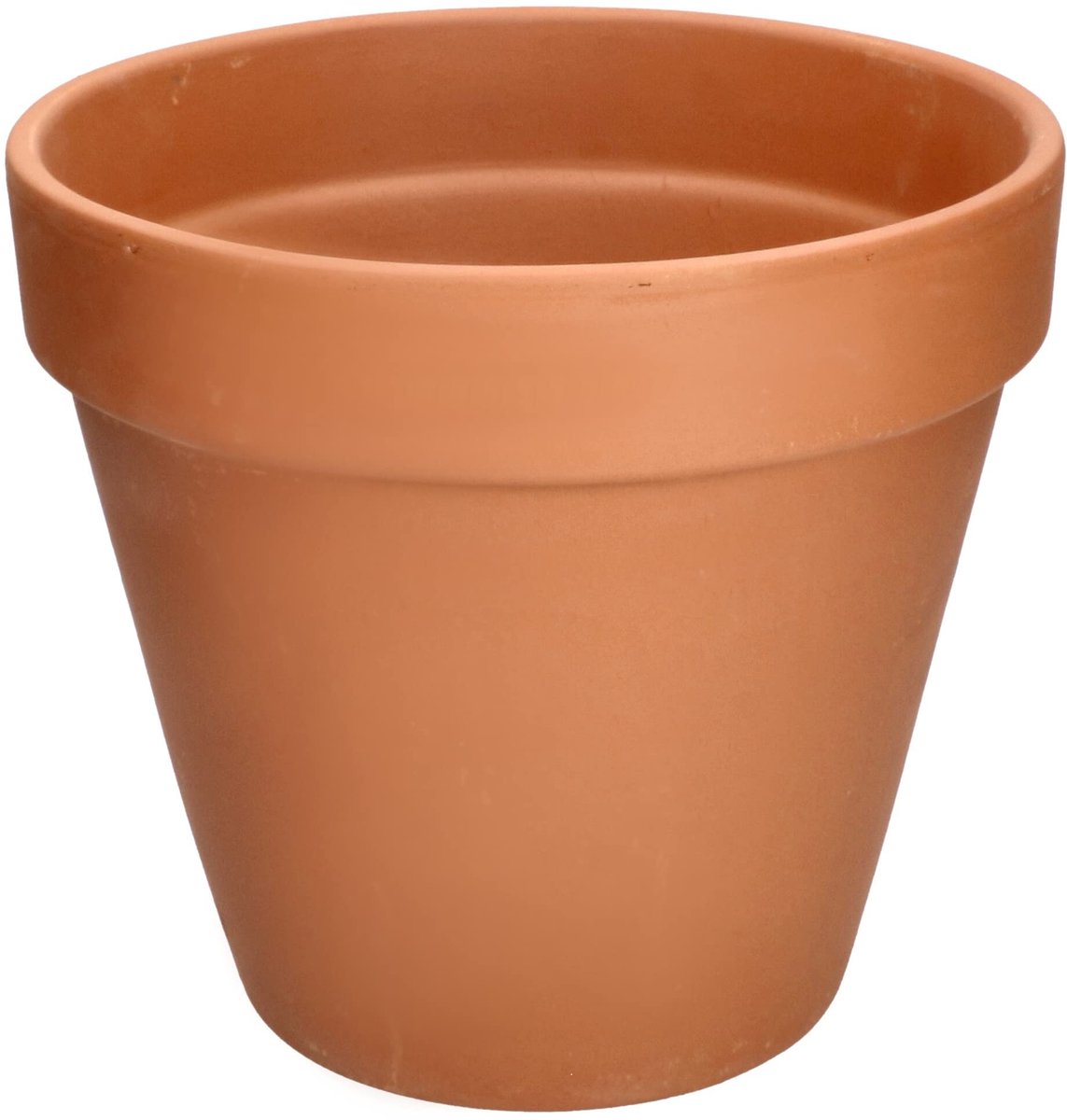 KOTARBAU® Terracotta Bloempot Ø 27 cm - Terracotta Plantenpot met Afvoergat Bloempot - Ongeglazuurde Keramiek - 24,5 cm hoog - Terracotta